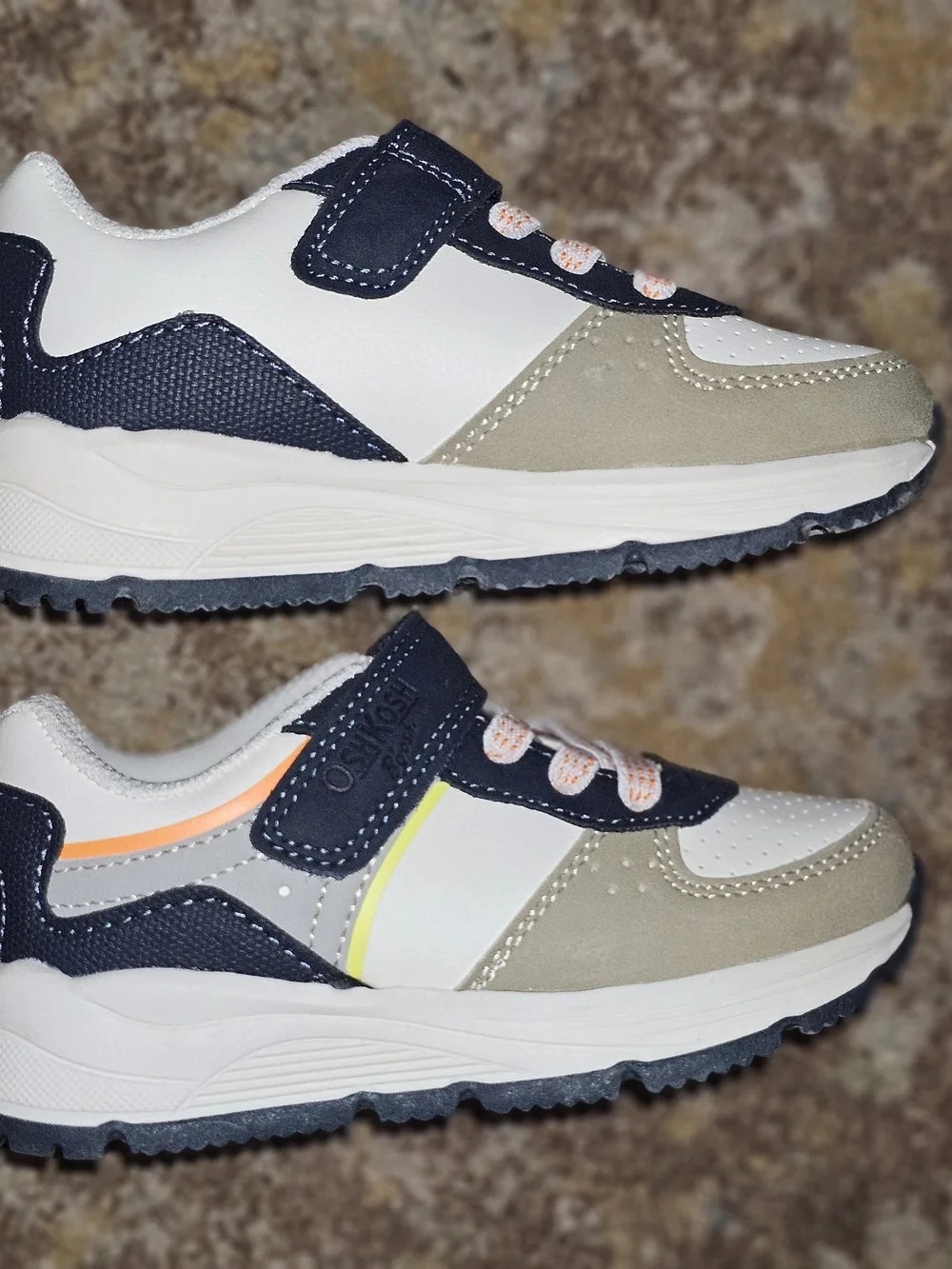 OshKosh B'gosh Kids Navy and White Athletic Sneakers